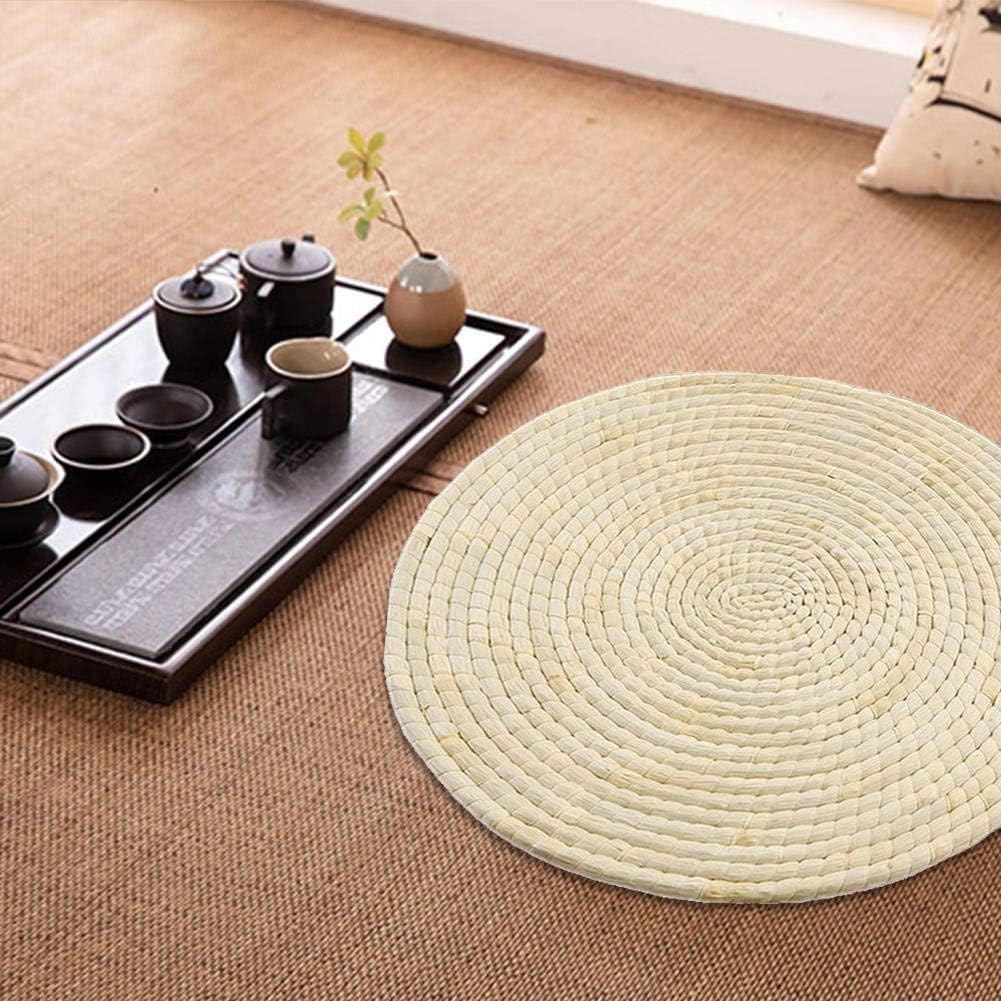 Amazon.co.jp: 天然わらござ、窓辺マット、布団、座布団、瞑想マット